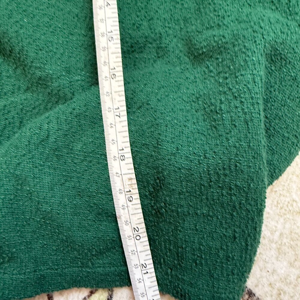 Madewell Textured Long Sleeve V Neck Top Size 2X Green - Picture 6 of 6
